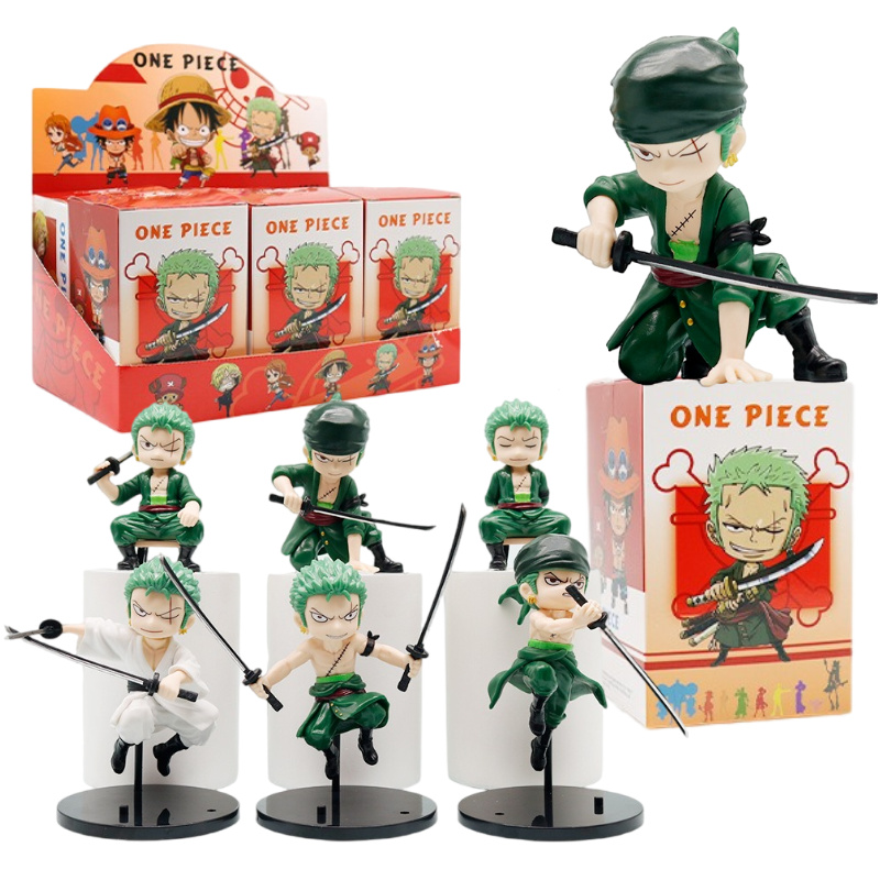 Model Kit One Piece Bandai - Anime One Piece 6pcs/set Anime Figurine