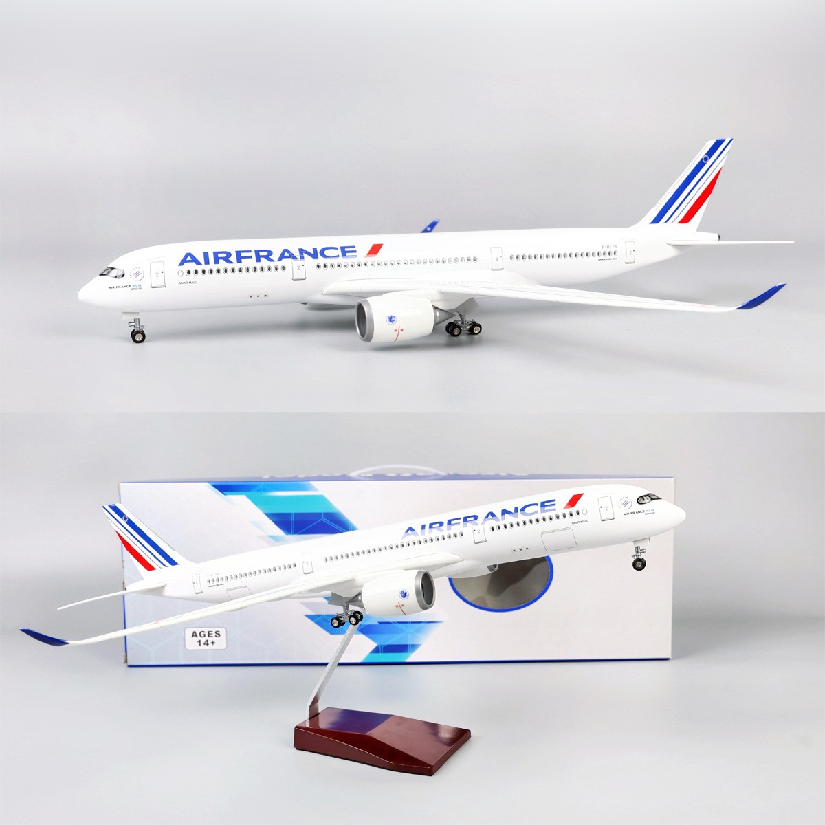 Model Kit Airplane - 47cm Air France A350 Model Aircraft