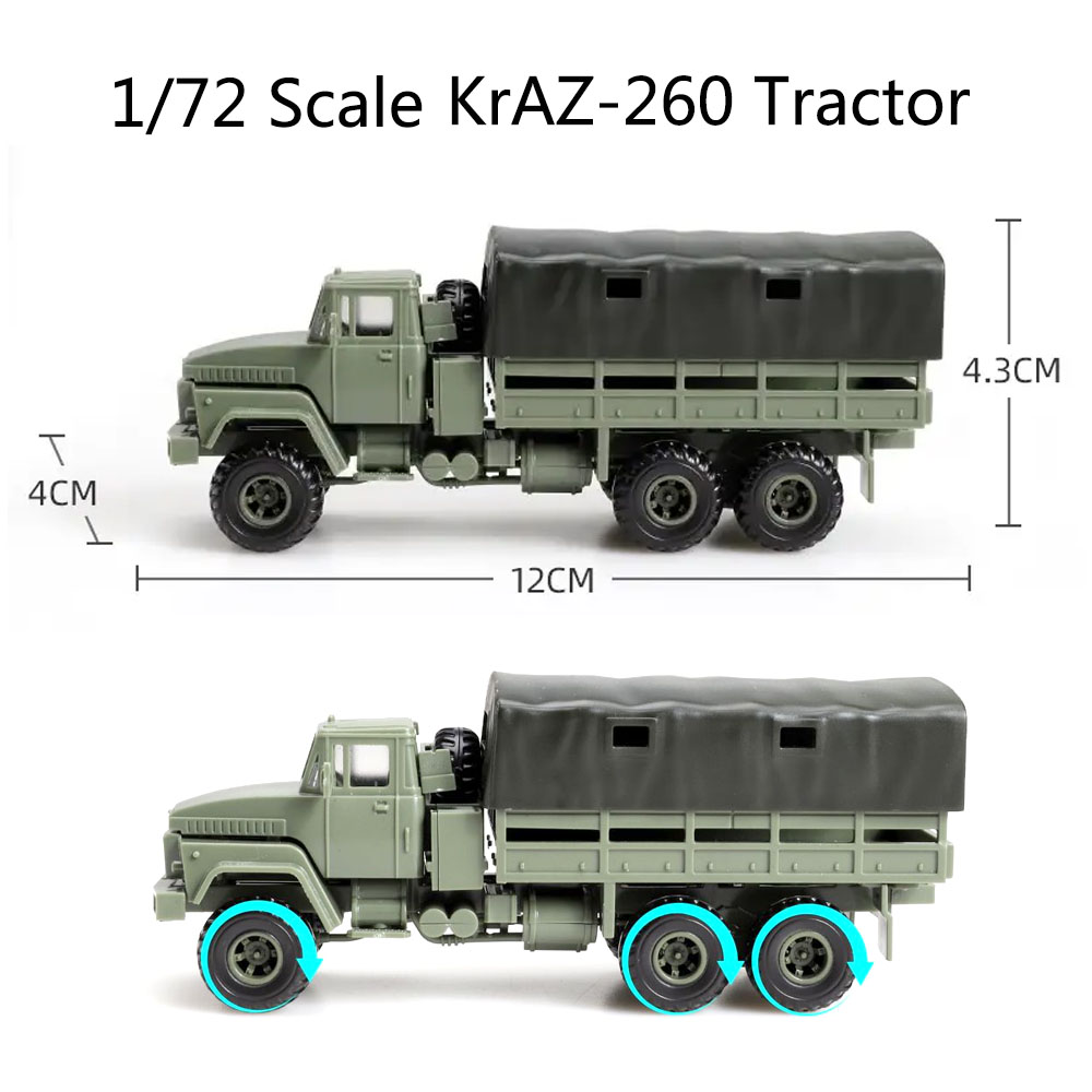 4D 1/72 Ukraine KRAZ260 Heavy- - огляд і ціна Model Kit Ukraine