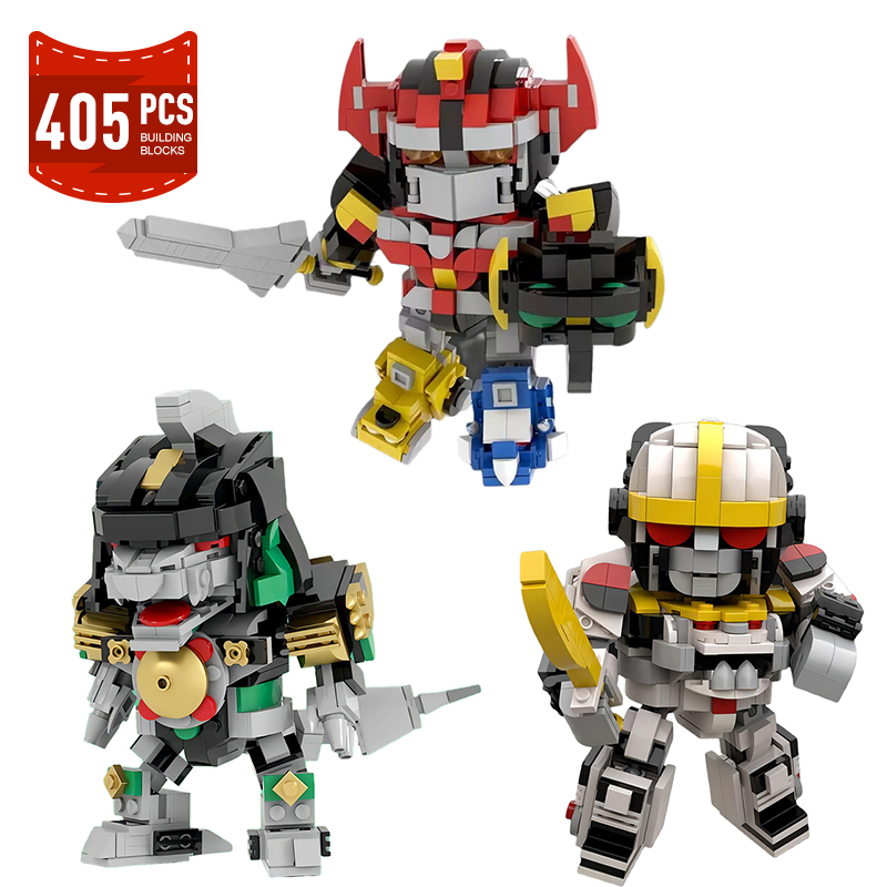 MOC Mighty Morphined Power-Ran - огляд і ціна Model Kit Voltron