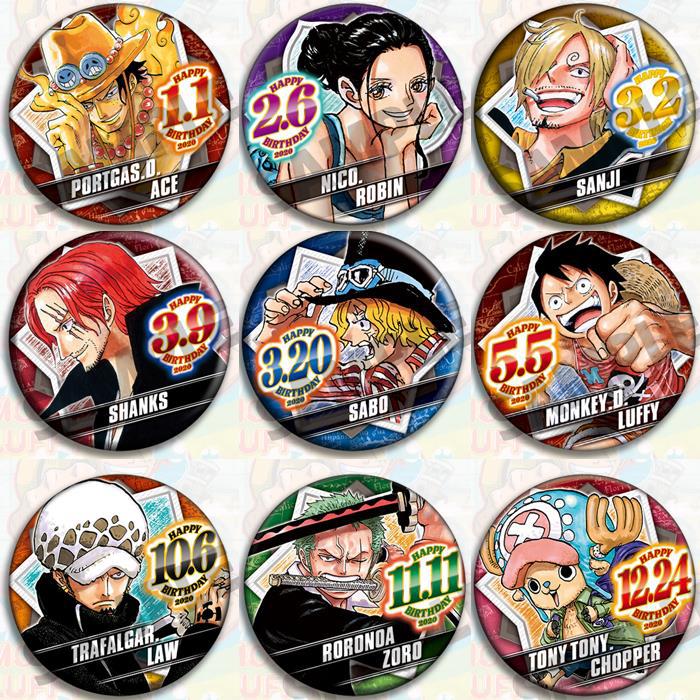 One Piece Anime Badge Set Offi - огляд і ціна Model Kit One Piece Bandai