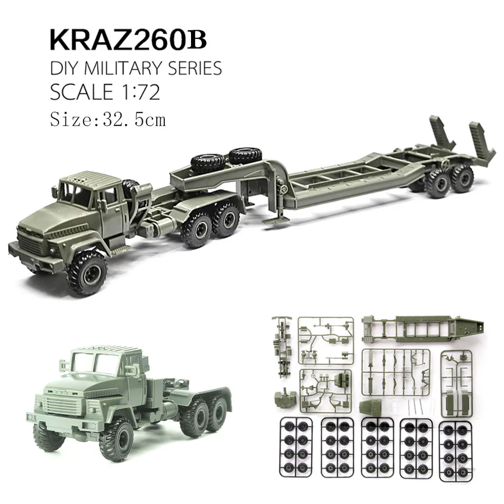 1/72 Ukraine KRAZ260B Semitrai - огляд і ціна Model Kit Ukraine