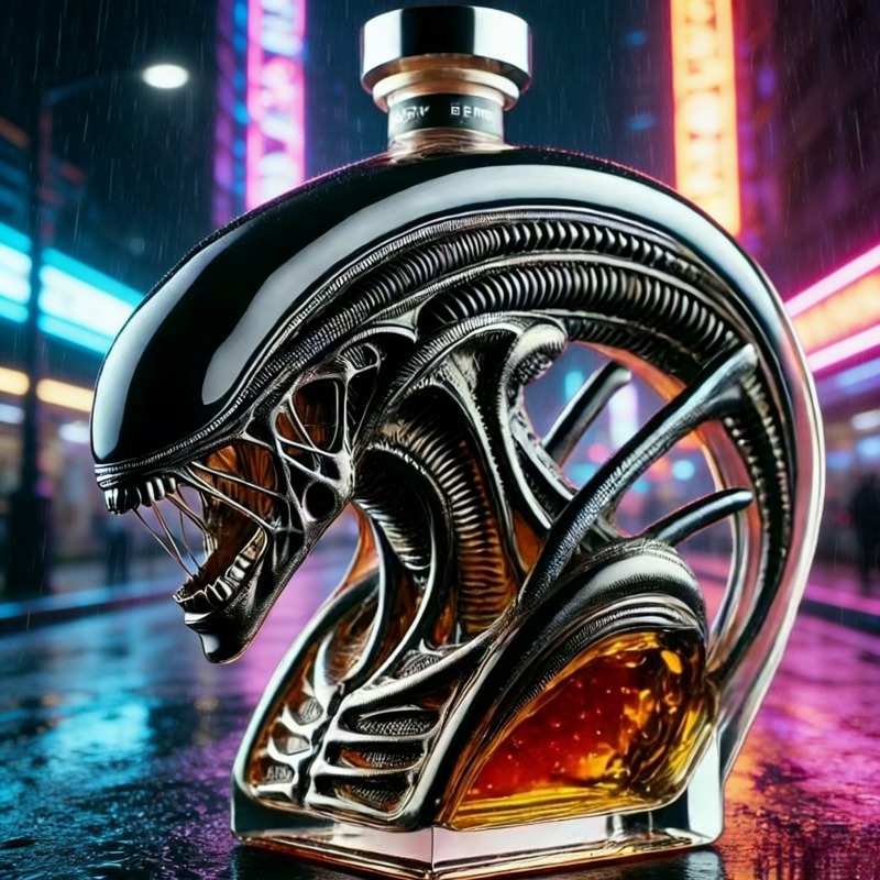 Alien Xenomorph Shaped Whiskey - огляд і ціна Model Kit Gundam