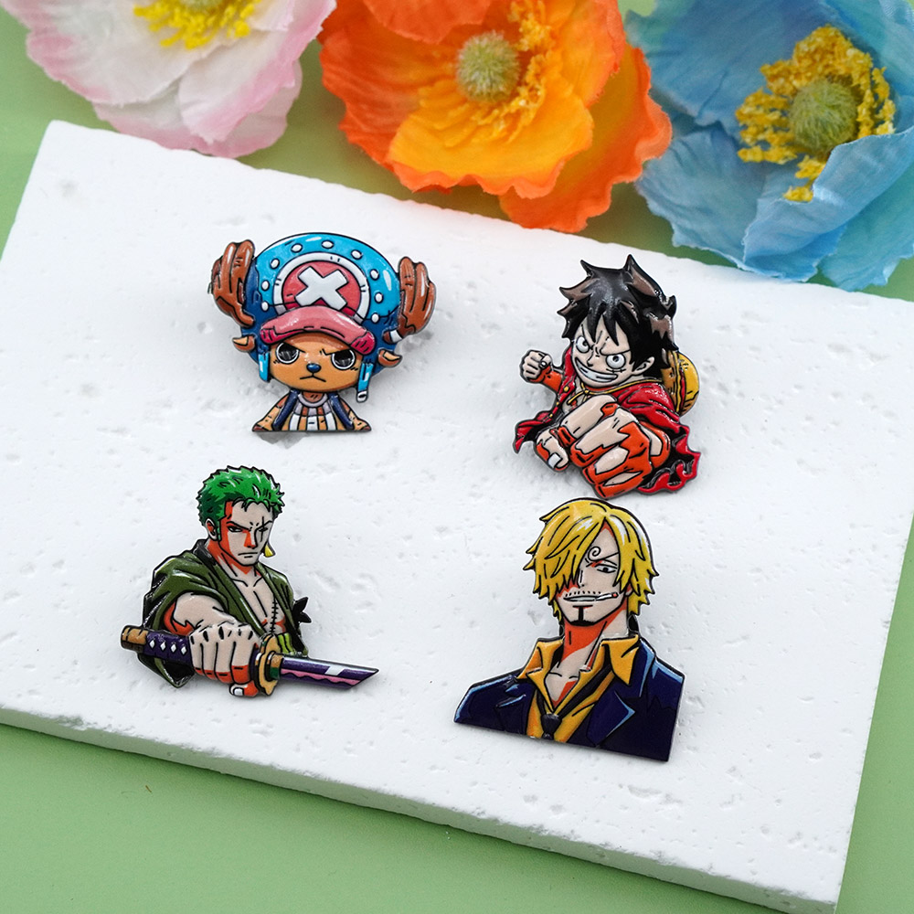 4Pcs Cartoon ONE PIECE Luffy B - огляд і ціна Model Kit One Piece Bandai