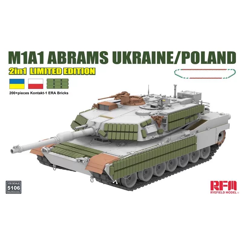 Rye Field 5106 1:35 Scale  M1A - огляд і ціна Model Kit Ukraine