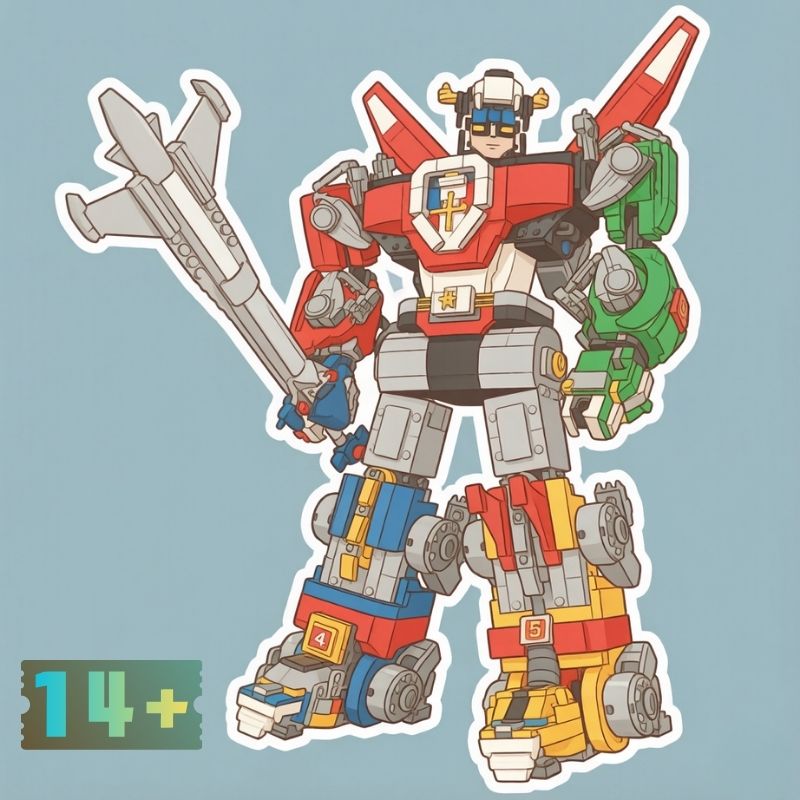 In Stock DIY Building Block Un - огляд і ціна Model Kit Voltron