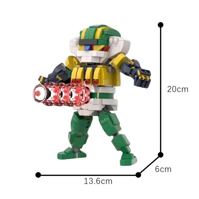 Moc Anime Figures Steel Jeeged - огляд і ціна Model Kit Voltron