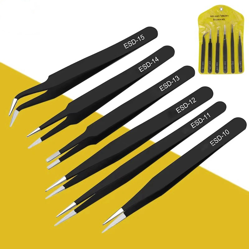 6pcs anti-static stainless ste - огляд і ціна Model Kit Nippers