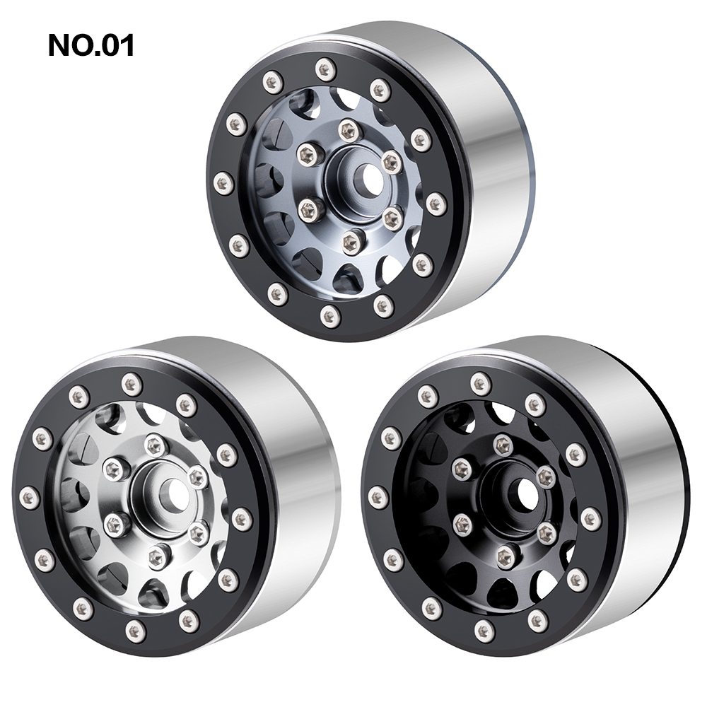 YEAHRUN 4Pcs 1.55inch Aluminum - огляд і ціна Model Kit Tamiya