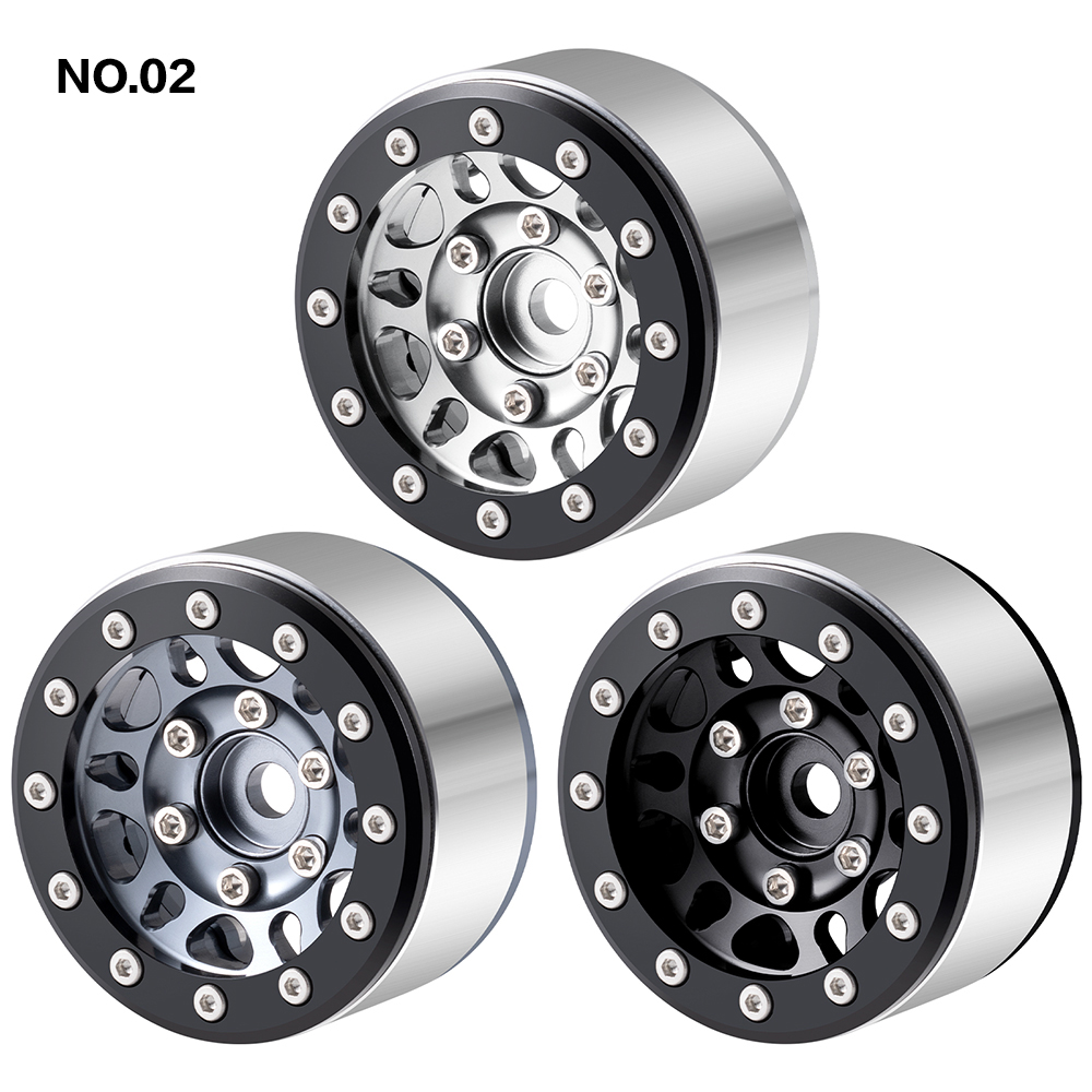 YEAHRUN 4Pcs 1.55inch Aluminum - огляд і ціна Model Kit Tamiya