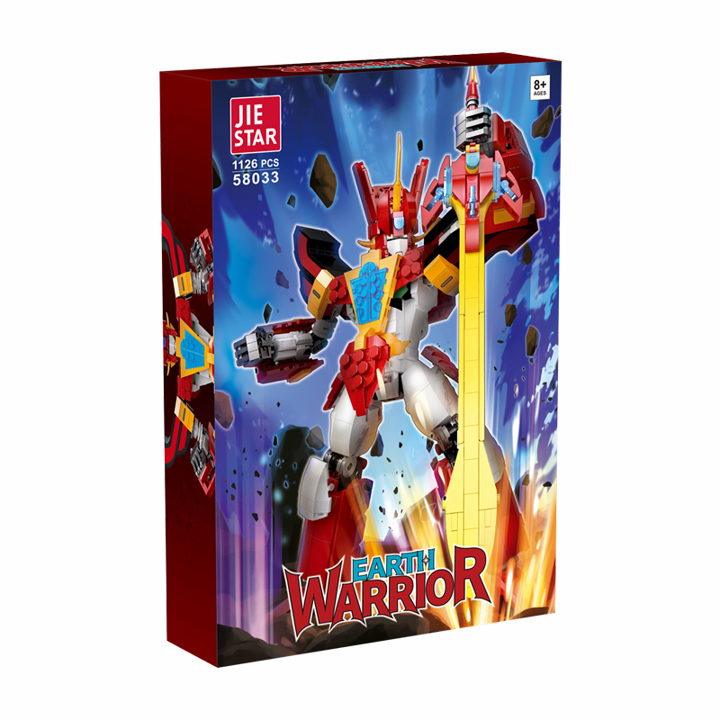 IN STOCK 58033 1126pcs MOC Tec - огляд і ціна Model Kit Voltron