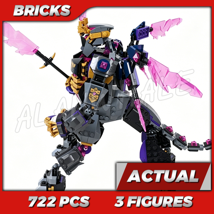 689pcs Shinobi Crystal King Po - огляд і ціна Model Kit Anubis