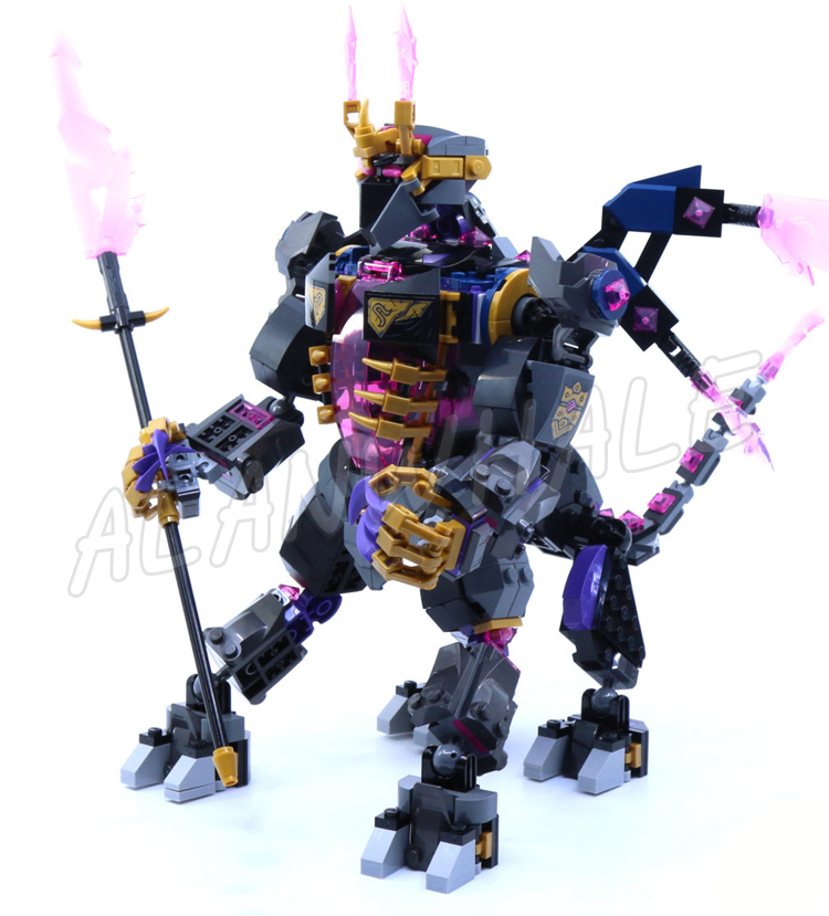 689pcs Shinobi Crystal King Po - огляд і ціна Model Kit Anubis