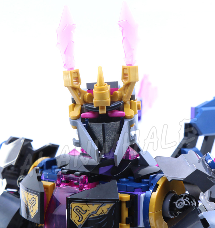 689pcs Shinobi Crystal King Po - огляд і ціна Model Kit Anubis