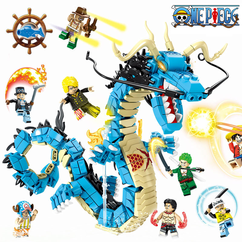 8in1 One Piece Building Blocks - огляд і ціна Model Kit One Piece Bandai
