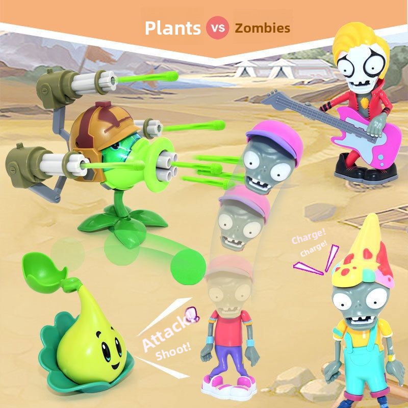 Plant Vs Zombie Toy New Model  - огляд і ціна Model Kit Vs Figure
