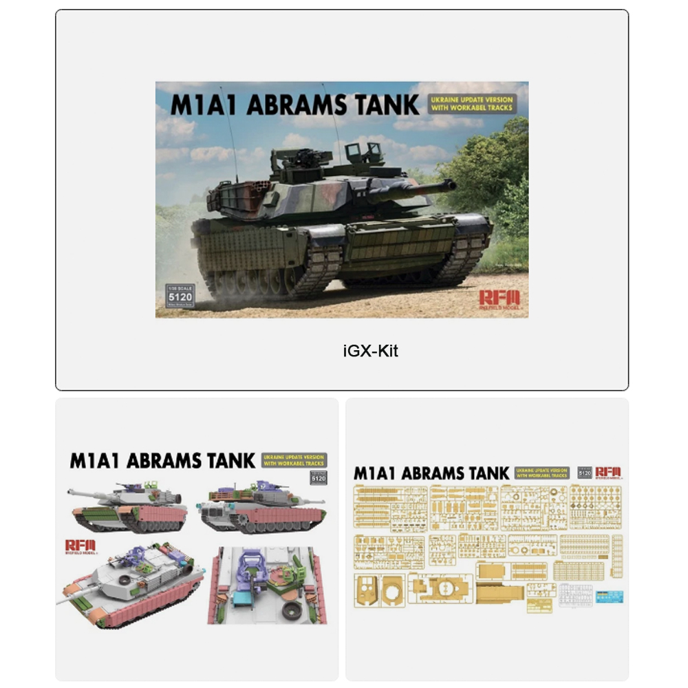 Rye Field 5120 1:35 Scale  M1A - огляд і ціна Model Kit Ukraine