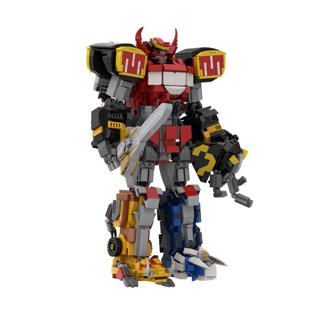 MOC Dino Mecha Model Building  - огляд і ціна Model Kit Voltron