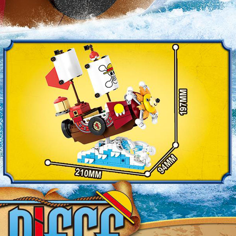 4in1 One Piece THOUSAND SUNNY  - огляд і ціна Model Kit One Piece Bandai