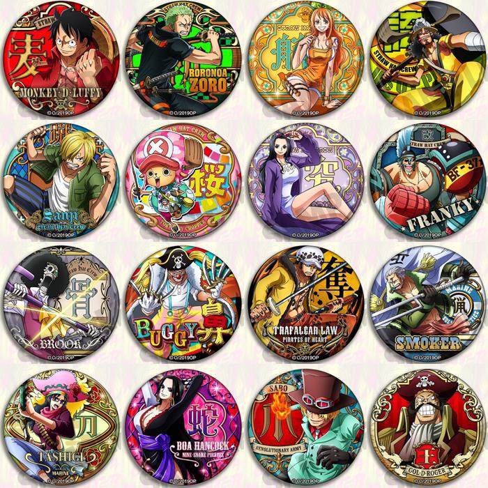 One Piece Anime Badge Pin Set  - огляд і ціна Model Kit One Piece Bandai