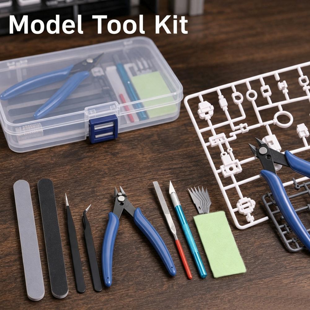 14-Piece Model Craft Tool Kit  - огляд і ціна Model Kit Nippers