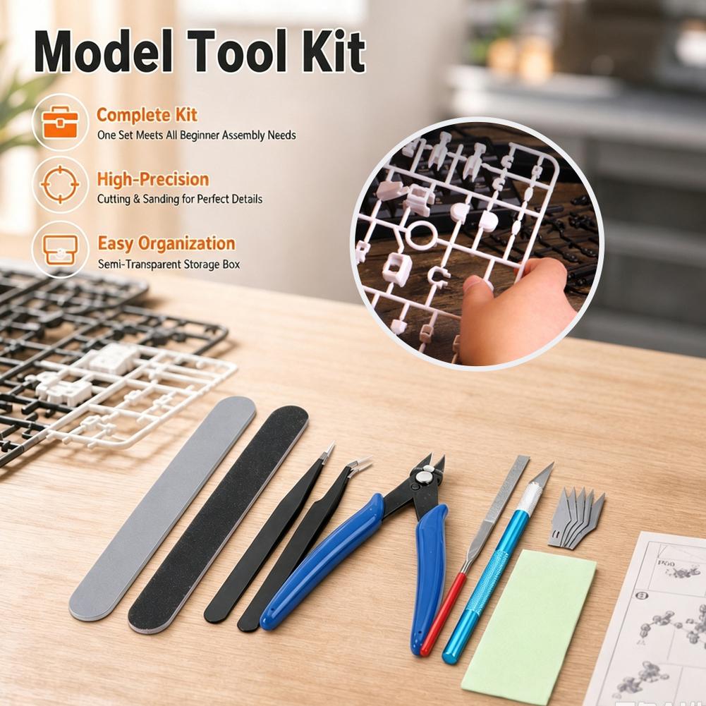 14-Piece Model Craft Tool Kit  - огляд і ціна Model Kit Nippers