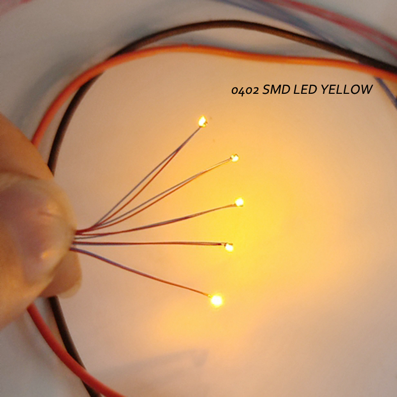 Pre-wired 3V #0402 SMD LED Yel - огляд і ціна Model Kit Gundam