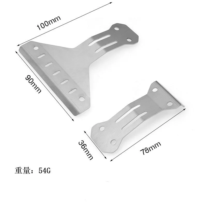 Stainless Steel Front and Rear - огляд і ціна Model Kit Tamiya