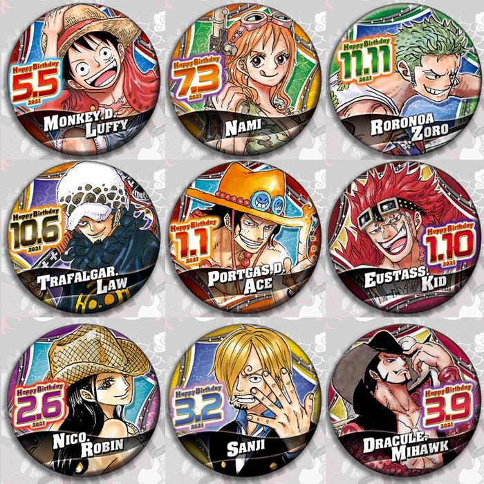 One Piece Anime Badge Pin Set  - огляд і ціна Model Kit One Piece Bandai